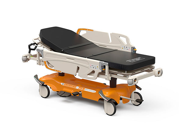 Camilla Emergencia Radiotransparente Paramount Bed con porta cassete