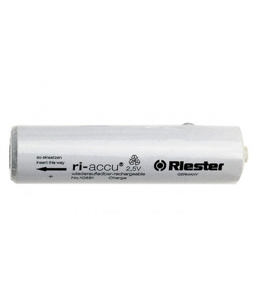 Batería Recargable Riester ri-accu® HL 2,5 V NiMH, para mangos baterías tipo C y C sensomatic® 10681 Pila - RIESTER MEXICO