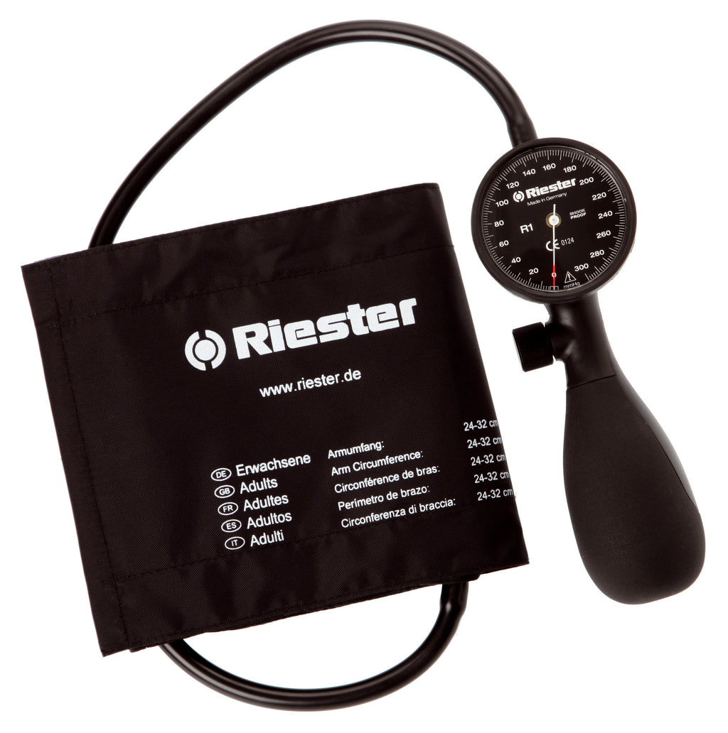 Esfigmomanómetro Riester R1 shock-proof® Brazalete Velcro, Adulto - RIESTER MEXICO