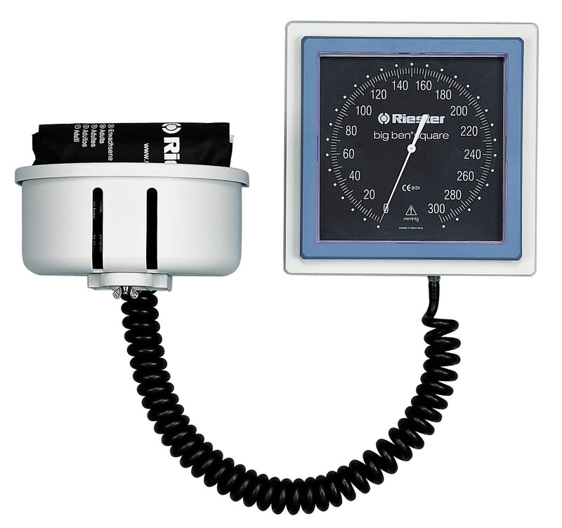 Esfigmomanómetro Riester big ben® De Pared Cuadrado/ brazalete velcro adultos 1465 - RIESTER MEXICO