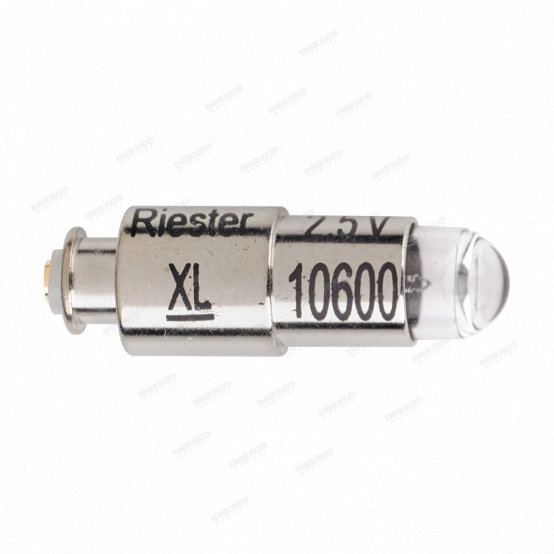 Foco Riester XL 2.5 V para Otoscopio ri scope L2/L3 Empaque 2 pzas 10600