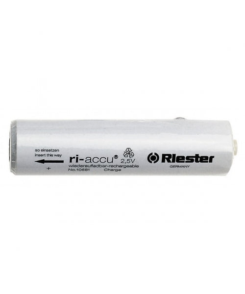 Batería Recargable Riester  ri-accu® HL 2,5 V NiMH, para mangos baterías tipo C y C sensomatic® 10681 Pila - RIESTER MEXICO